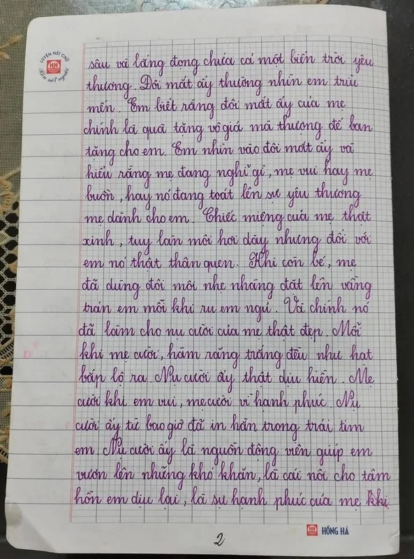 Bài văn tả mẹ đạt 9 điểm gây sốt mạng tinh tế nhất là lời phê của giáo viên-2.webp