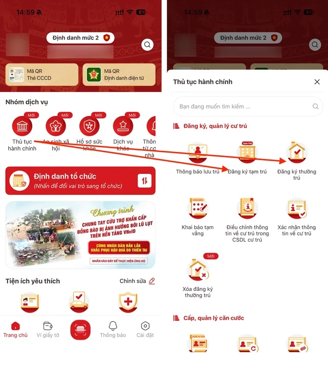 Cách cập nhật thông tin cư trú trên VNeID để tránh bị phạt từ ngày 1512-2.webp