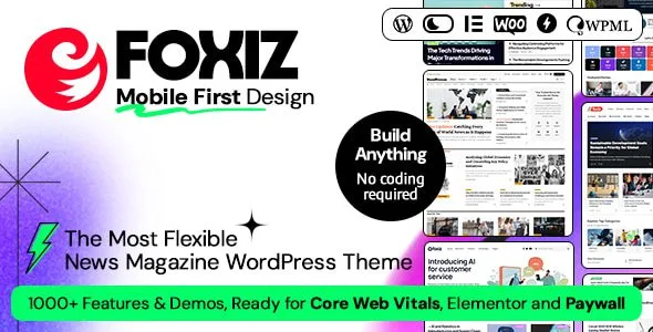 Foxiz Newspaper News Magazine WordPress.webp