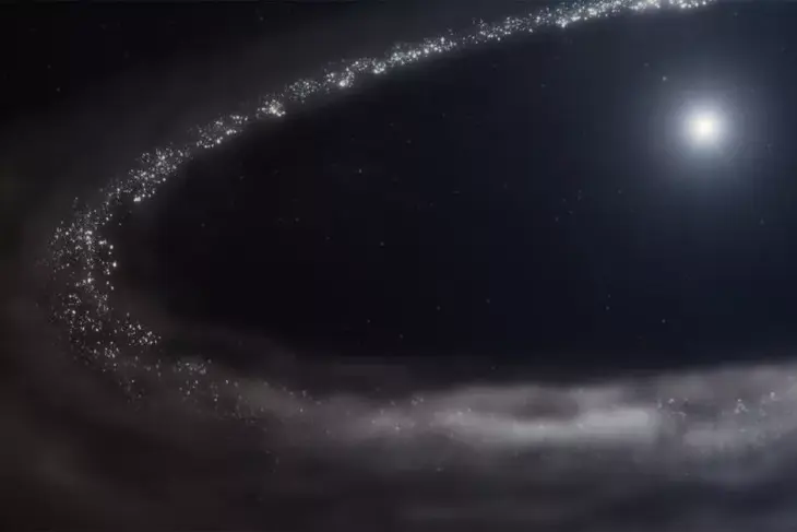 Lần đầu tiên phát hiện băng nước ngoài Hệ Mặt trời