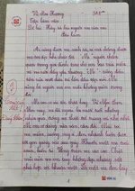 Bài văn tả mẹ đạt 9 điểm gây sốt mạng tinh tế nhất là lời phê của giáo viên-1.webp